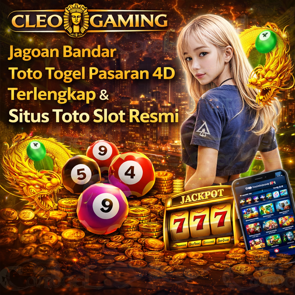 CLEOGAMING merupakan jagoan bandar toto togel pasaran 4d terlengkap yang menghadirkan situs toto slot resmi dengan sistem permainan stabil dan layanan platform modern.